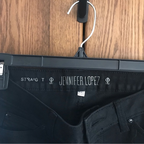 Jennifer Lopez Black Straight Leg Pants - Picture 3 of 5